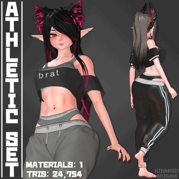 [Multi Base] Athletic Outfit by flexuh on Jinxxy