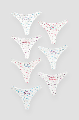 Days of the Week String (pack de 7) - Imprimé Floral | M