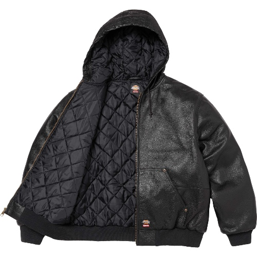 Suprême X Dickies leather work jacket