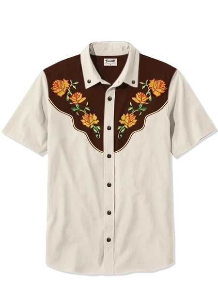 Classic Flower Cowboy Shirt