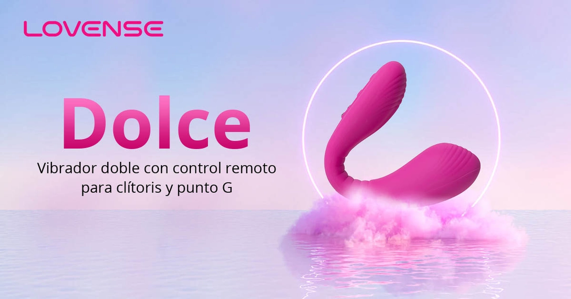 Lovense® Dolce | Adjustable Bluetooth Dual Clit & G-Spot Vibrator