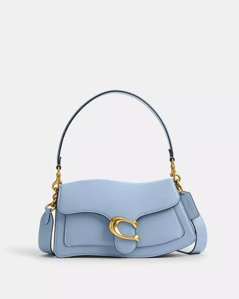 Brass/Bluebell Twisted Tabby Shoulder Bag