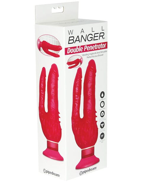 Wall Bangers Double Penetrator Waterproof - Pink | Default Title