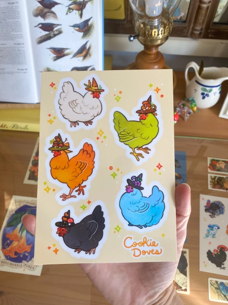 Witchy Chicken Stickersheet