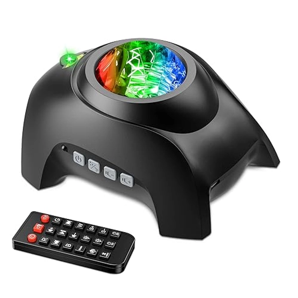 Rossetta Star Projector, Galaxy Projector for Bedroom, LED Night Light Aurora Projector with Bluetooth Speaker, White Noise, Timer and Remote, Room Decor, Gifts for Kids, Adults, Christmas, Birthday