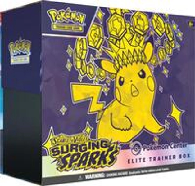 Surging Sparks Pokemon Center Elite Trainer Box (Exclusive) - SV08: Surging Sparks - Pokemon