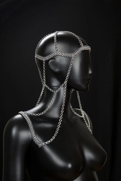 Fantasy Jewelry Chainmaille Headdress | elfcore | knightcore | renfaire