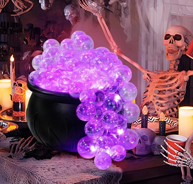 Bubbling Cauldron Set: Hocus Pocus Halloween Party Decoration