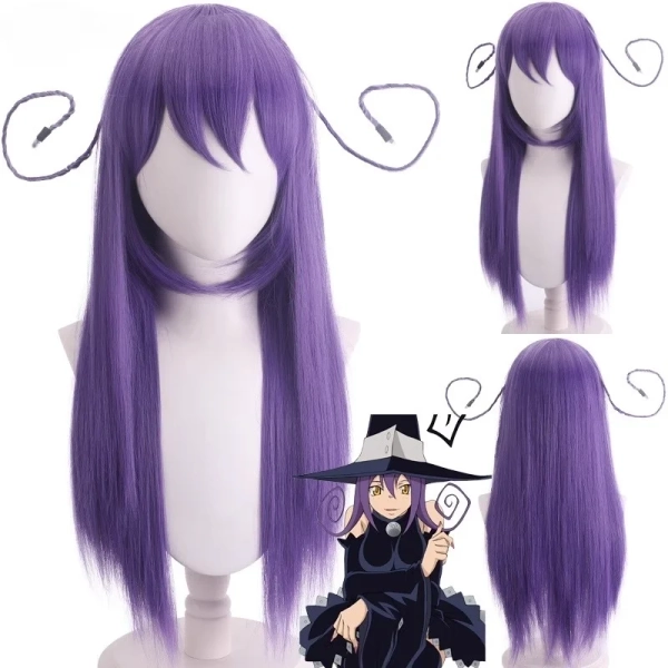 Soul Eater Monster Cat Blair Cosplay Synthetic Hair Medium Long Comic Wig - AliExpress 