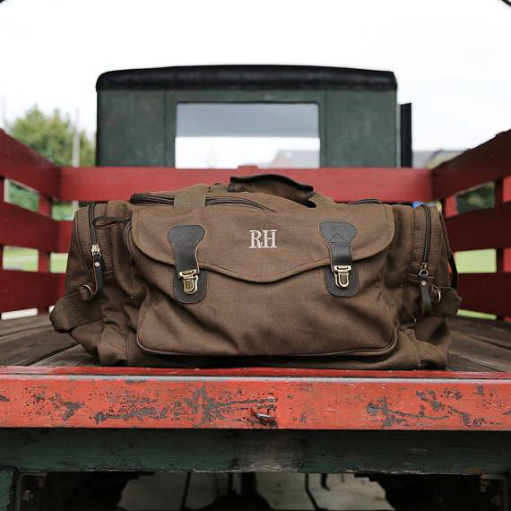 The Muscle Duffle | Brown / Champagne
