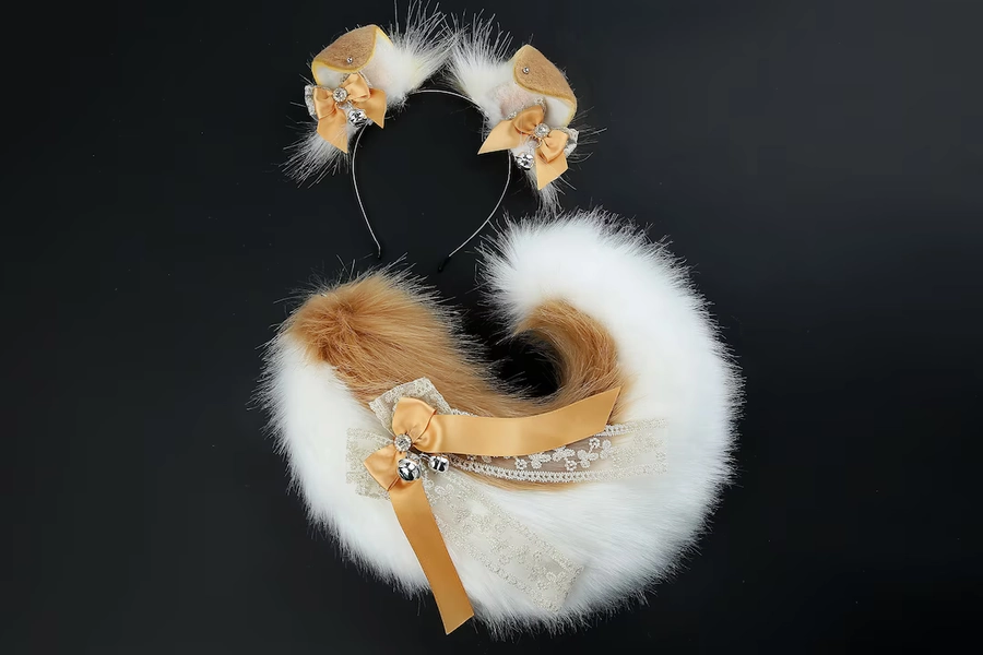 Blonde Puppy Ear and Tail Set Realistic Faux Fur Shepherd Dog Ear and Tail Set Shiba Inu Dog Ear and Tail Set Cosplay Puppy Play Halloween - Etsy