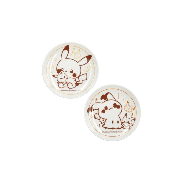 Mini Plates Set Pikachu & Mimikyu Pokémon Poképeace