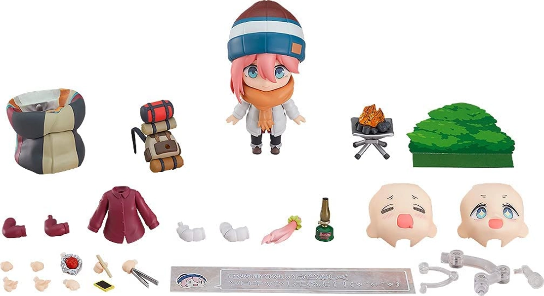 Yurucamp - Kagamihara Nadeshiko - Nendoroid #1623 - Solo Camp Ver., DX Edition (Max Factory) - Brand New