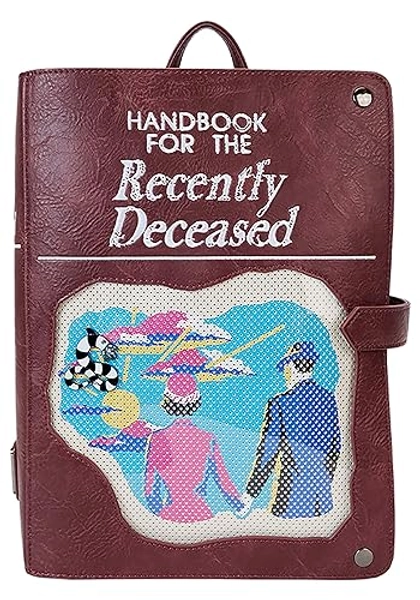 Loungefly Beetlejuice Handbook For The Recently Deceased Pin Trader Backpack