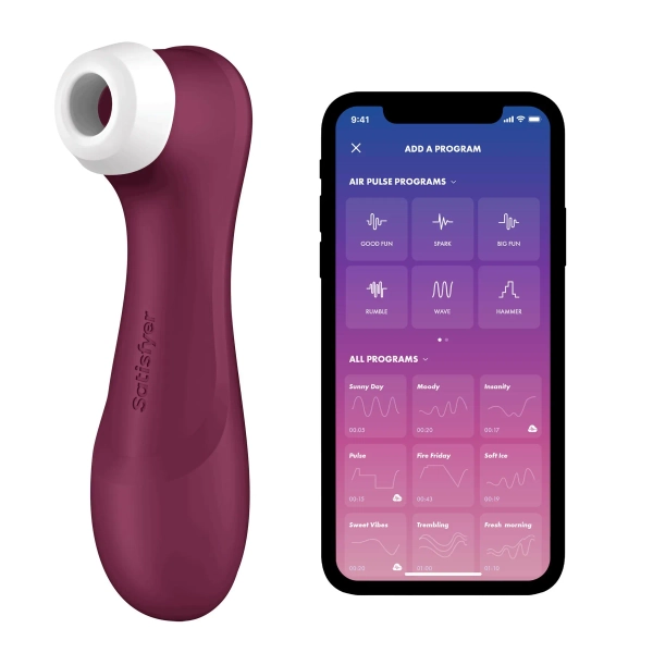 Satisfyer Pro 2 Gen 3 Liquid Air Clitoral Stimulator with Bluetooth - Vibrators | Adam & Eve