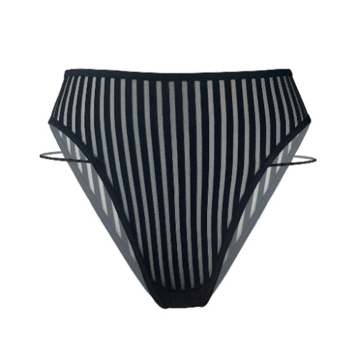 Vertigo High Leg Panty Black - XXL/1X / Black