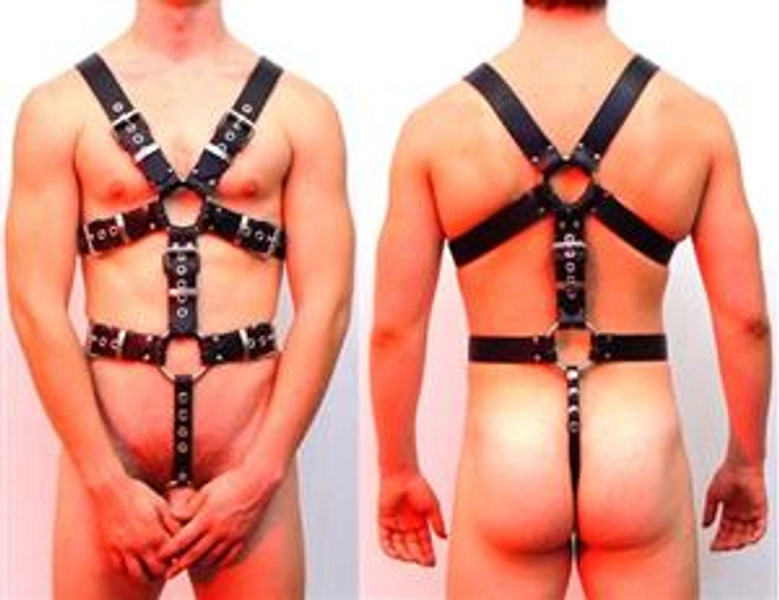 Full Body H arness (Belt Leather) - Lucrezia and De Sade