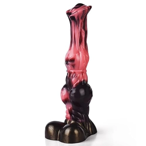 Horse Dildo Silicone Huge Animal Dildos Realistic Texture with Thick Knot Dildo Big Anal Pulg Sex Toys Suitable for Adult Female Male Couples