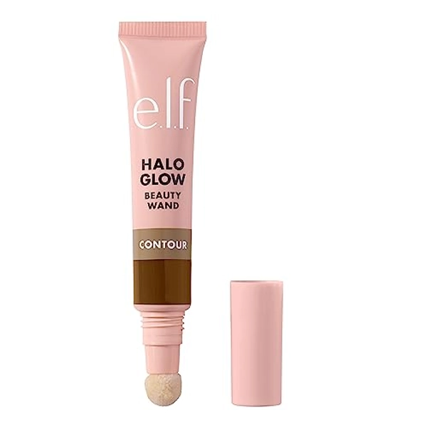 e.l.f. Halo Glow Contour Beauty Wand, Liquid Contour Wand For A Naturally Sculpted Look, Buildable Formula, Vegan & Cruelty-free, Medium/Tan