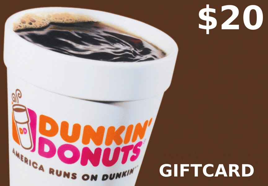 Dunkin Donuts $20 Gift Card US