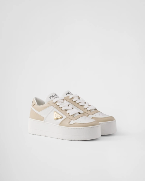 Prada Downtown Bold leather sneakers