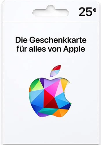 Apple Gift Card – App Store, iTunes, iPhone, iPad, AirPods, MacBook, Zubehör und mehr - für Deutschland - per Post