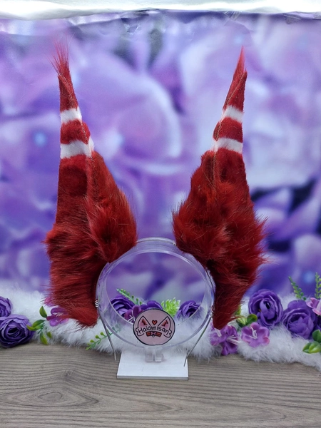 Xayah LOL Base Skin Faux Fur Ears Cosplay | Nekomimi Kemonomimi | Cosplay Costume