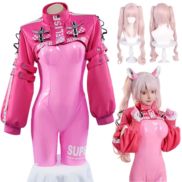 Women’s Nikki Alice Cosplay Costume Bodysuit with Ear Gloves Wig Cosplay Latex Cat suit Jumpsuit Jacket Suit - AliExpress 200000532