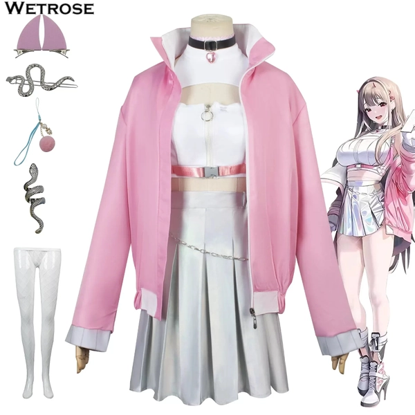 [Wetrose] Viper NIKKE Goddess of Victory Cosplay Costume Toxic Rabbit Wig Full Set