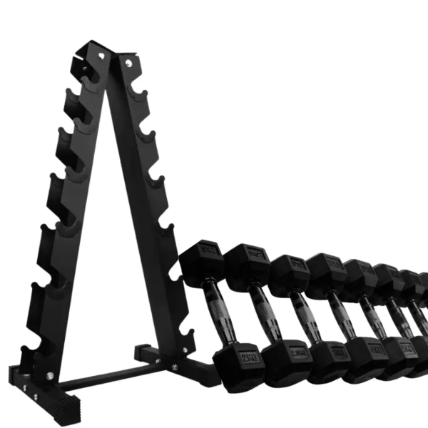 97KG Dumbbell Sets with 6 Pairs Dubbell Rack