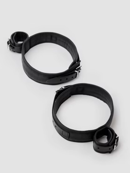 DOMINIX Deluxe Premium Leather Wrist to Thigh Restraint