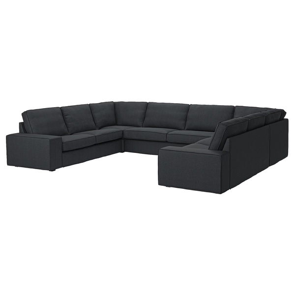 KIVIK u-formad soffa, 7-sits, Tresund antracit - IKEA