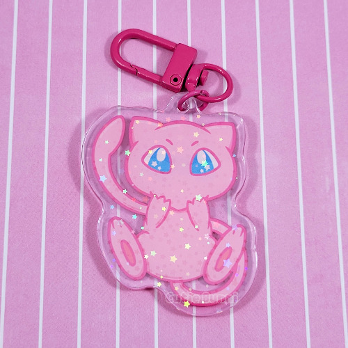 [Pokemon] Mew Acrylic Charm Keychain