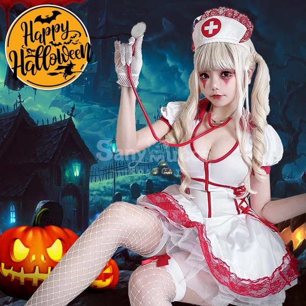 【In Stock】Halloween Cosplay Nurse Cosplay Stage Performance Cosplay Costume