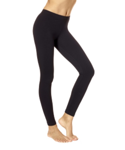No Nonsense Women's Cotton Legging - Medium Black