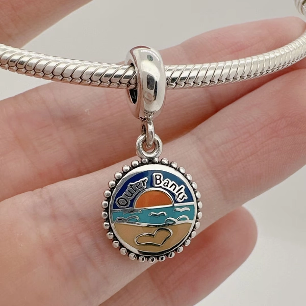 Outer Banks Charmsilver Charmcharm for Bracelet - Etsy.de