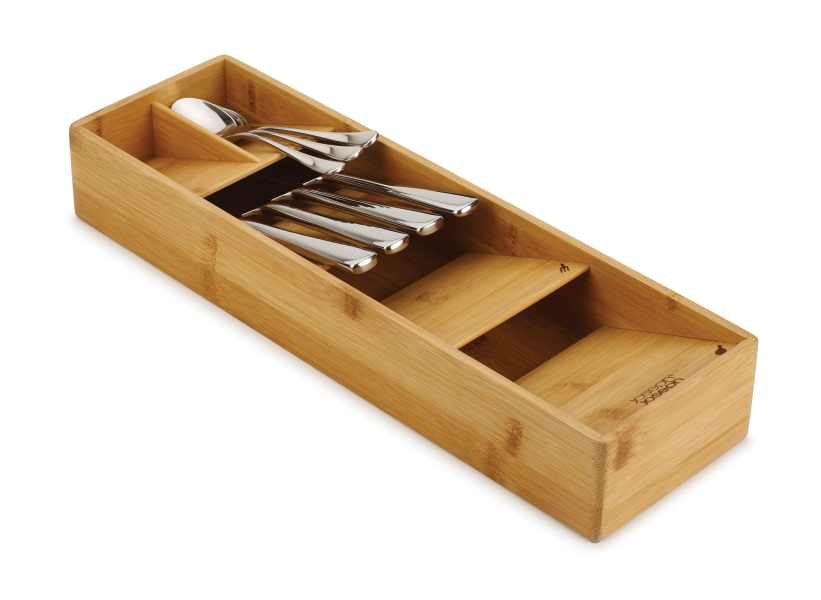 Joseph Joseph DrawerStore Compact Bamboo Silverware Organizer