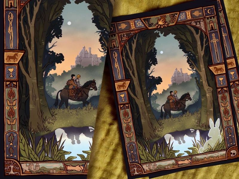 Going on a Quest | Merlin Art Print (A5)