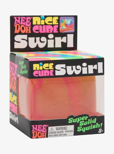 NeeDoh Nice Cube Swirl Squishy Toy