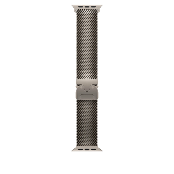 49mm Natural Titanium Milanese Loop - Large