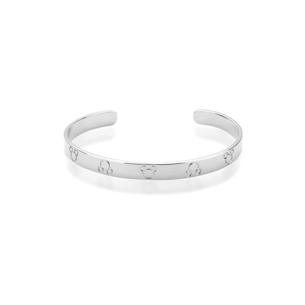 Couture Kingdom Disney Mickey Mouse Bangle Cuff Bracelet Accessory Silver