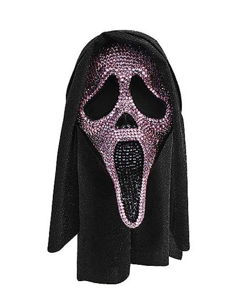 Ghost Face Pink Bling Full Mask