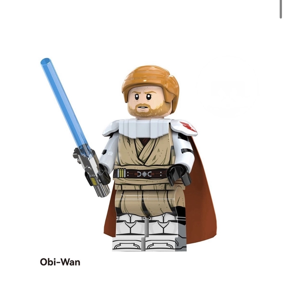 CUSTOM Star Wars General Obi-Wan Kenobi Clone Wars Minifigure
