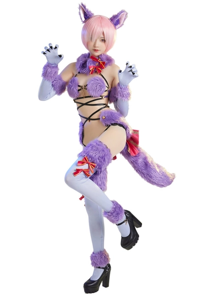 FGO Fate/Grand Order Mash Kyrielight Sexy Lingerie Set Cosplay Costume with Stockings and Gloves