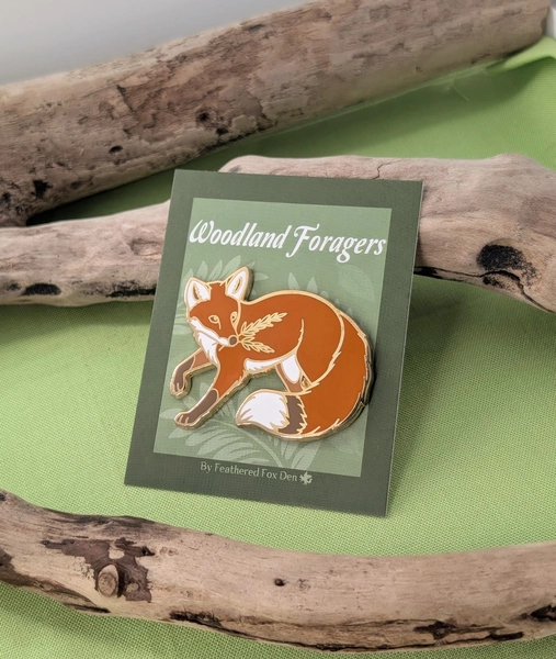 Rosemary Fox Pin