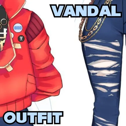 Vandal Outfit (Live2D Rigging)