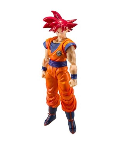TAMASHII NATIONS - Dragon Ball Super - Super Saiyan God Son Goku -Saiyan God of Virtue-, Bandai Spirits S.H.Figuarts Action Figure