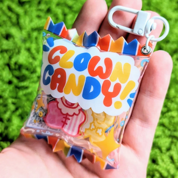 Clown Candy Keychain - Etsy