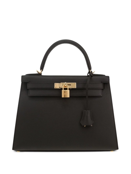 Hermès Pre-Owned 2023 Kelly 28 Handbag | Black | FARFETCH