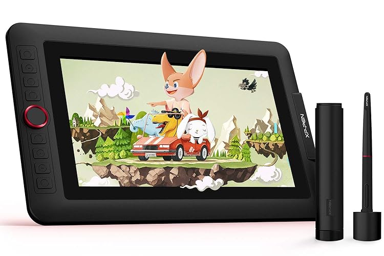 XPPen Artist12 Pro 11.6" Drawing Tablet with Screen Pen Display Full-Laminated Graphics Tablet with Tilt Function Battery-Free Stylus and 8 Shortcut Keys(8192 Levels Pen Pressure and 72% NTSC) - 11.6 inch - Standard W/ Keys
